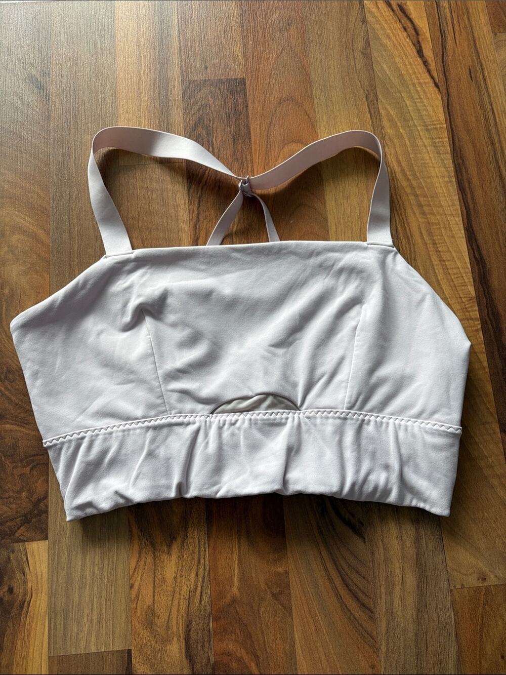 Athleta Light Pink Bralette Tank with Thin Straps Size XL